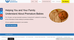 Desktop Screenshot of premature-babies.co.uk